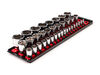 Tekton 1/4, 3/8, 1/2 Inch 6 Point Socket Set with Rails, 37 Pieces (4-38 mm), small image number 2
