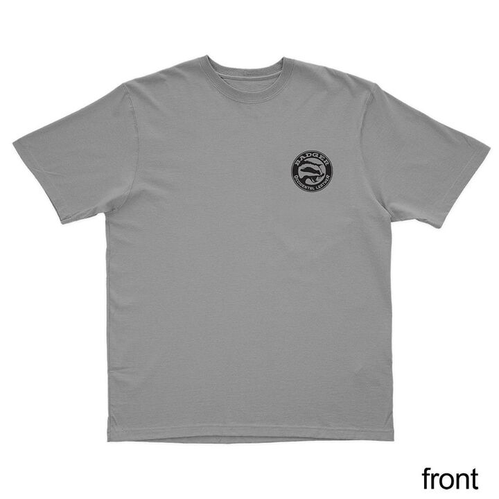Badger Tool Belts Oversized Cotton T-Shirt, Grey, Medium