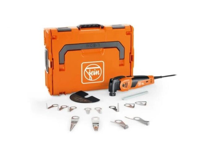 Fein Oscillating MutliTool & Autoglass Set with L-Boxx