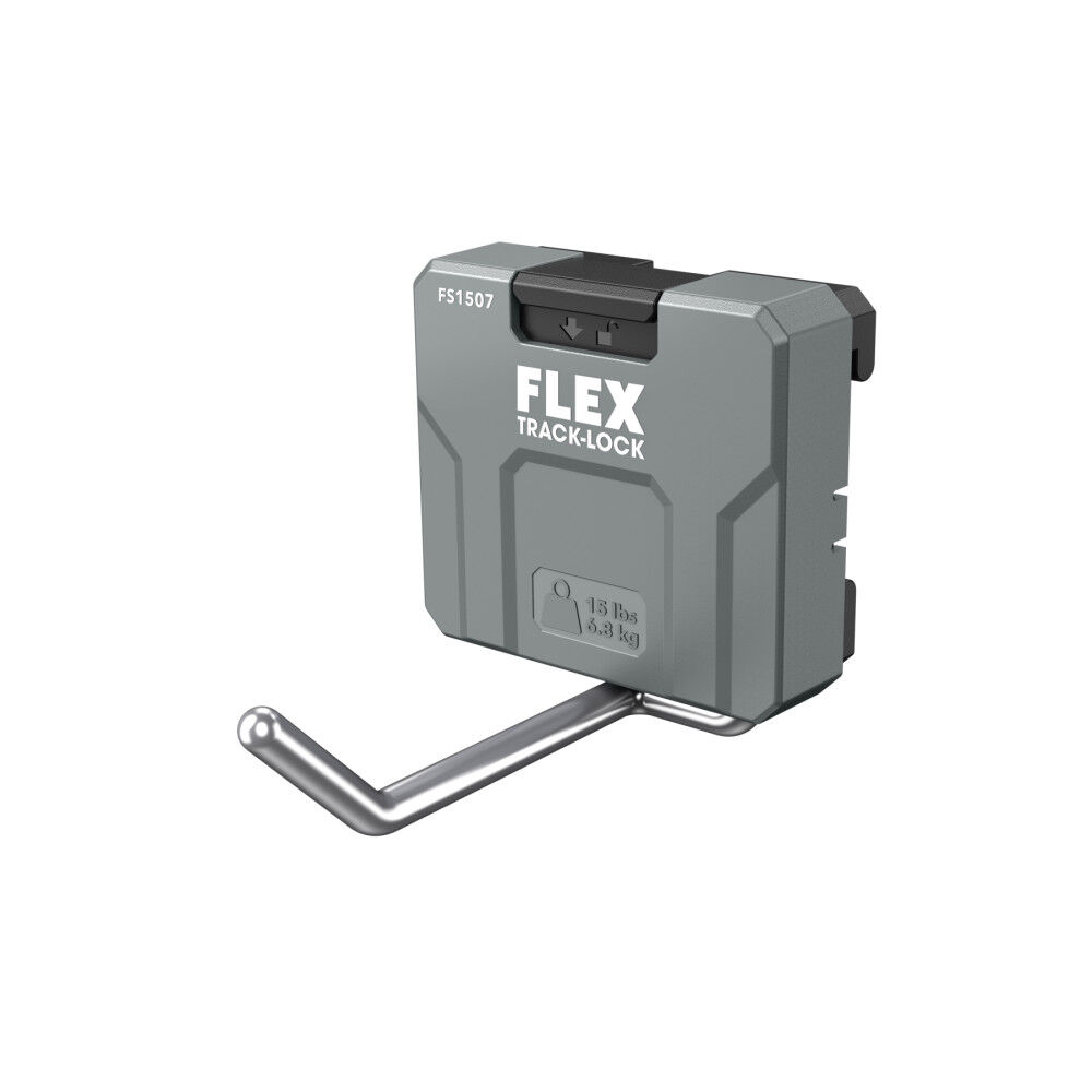 FLEX TRACK LOCK Straight Hook 2 Pieces, large image number 2