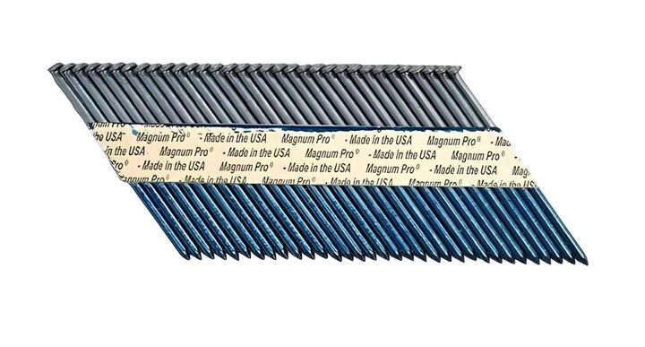 Midcontinent Nail 33 Degree MDP Ring Shank Clipped Head Paper Tape Nail, 5000 Pieces, large image number 0