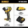 DEWALT 20V MAX XTREME Brushless 1/4 Inch Impact Driver Drill Kit & Elite Series 100pc Drill Driver Set, small image number 3