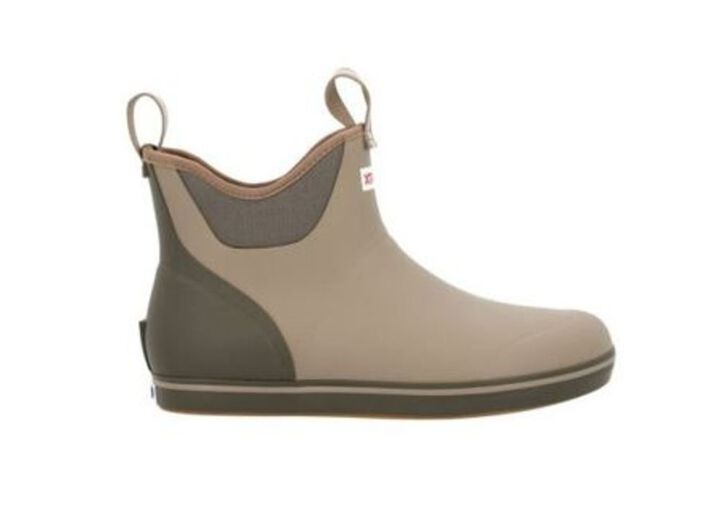 XTRATUF Men's 6 Inch Ankle Deck Boot Medium Width Earth Brown Size 10