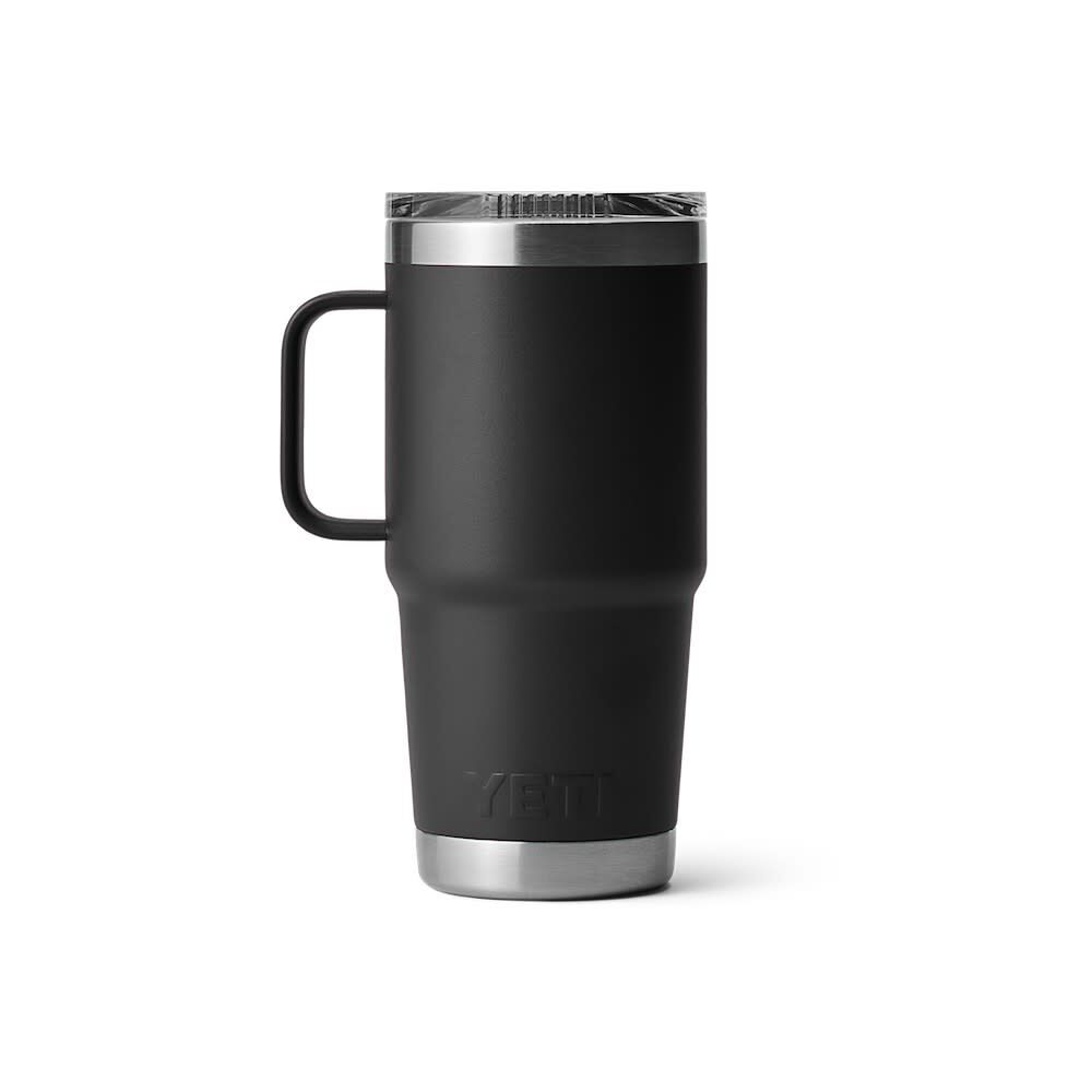 YETI Rambler 20 Oz Travel Mug with StrongHold Lid Black, large image number 2