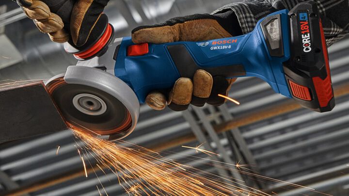 Bosch 18V X-LOCK 4-1/2 Inch Angle Grinder (Bare Tool), Reconditioned, large image number 6
