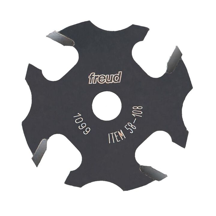 Freud 9/16 In. Depth x 1/8 In. Slot Four Wing Slotting Cutter