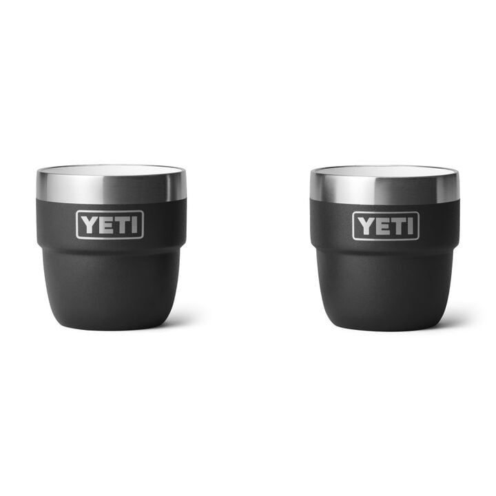 YETI 4oz Rambler Stackable Mug 2pk Black