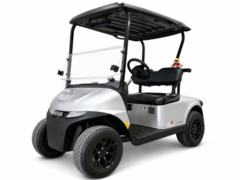E-Z-GO RXV Valor S+ 2-Person Gas Golf Cart Platinum, large image number 1