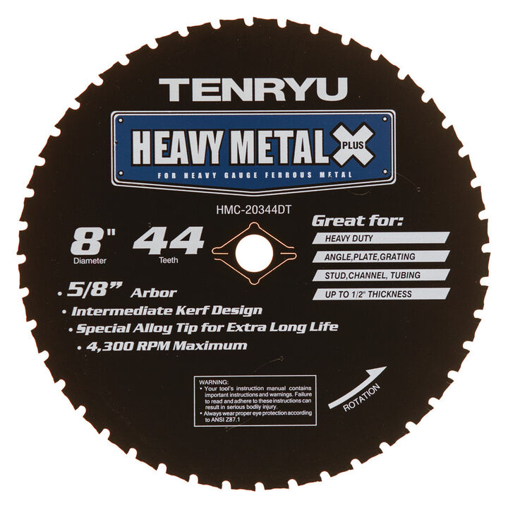 Tenryu Heavy Metal Plus 8 Inch x 44T General Purpose Blade