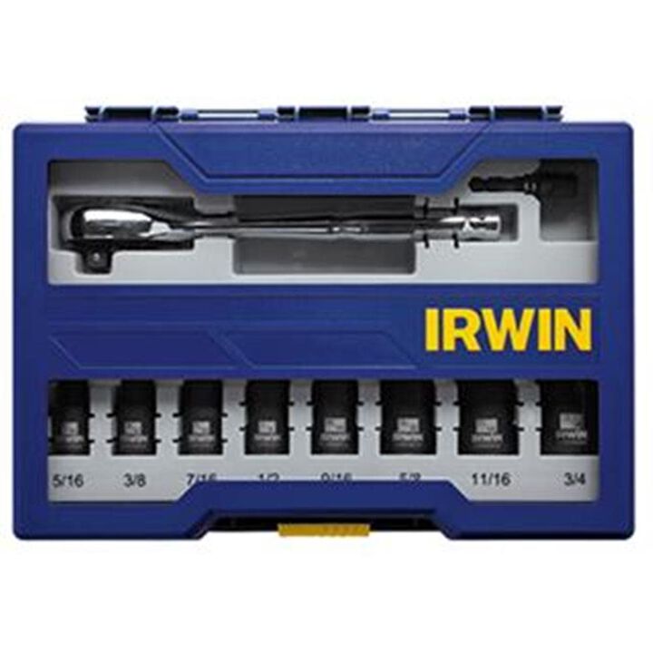 Irwin Impact SAE Socket Drawer Set 10 Pc. with 3/8 In. Drive
