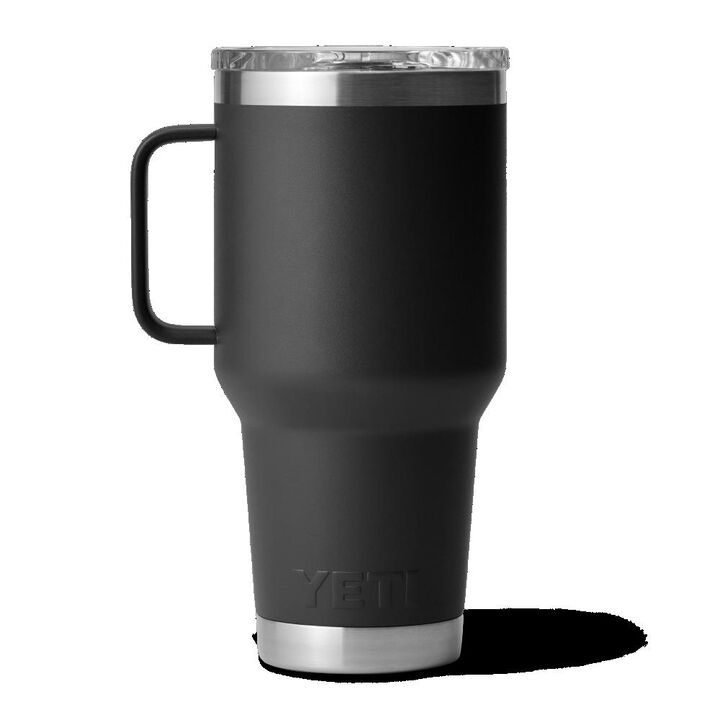 YETI Rambler 30 Oz Travel Mug with Stronghold Lid Black, large image number 1