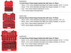 Tekton 1/4, 3/8, 1/2 Inch 6 Point Impact Socket Set with Cases, 220 Pieces, small image number 5