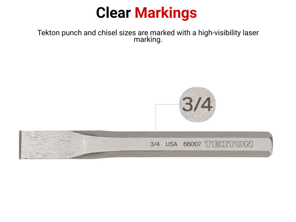 Tekton Pin Punch Set, 9 Pieces (1/16-3/8 Inch), large image number 5