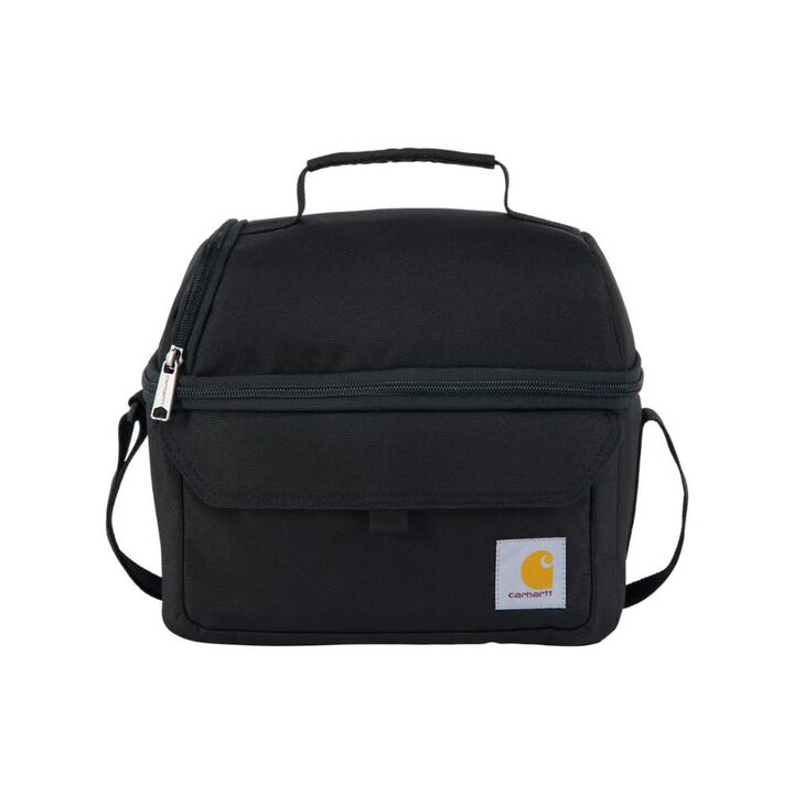 Carhartt Insulated 12 Can Two Compartment Lunch Cooler, One Size, Black
