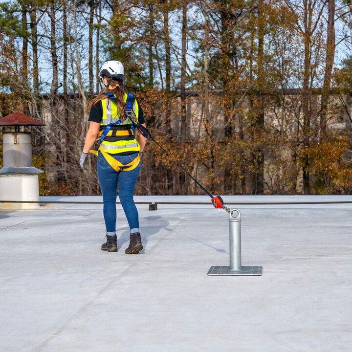 Tie Down 18 Inch Roof Anchor with 16 x 16 Inch Base, large image number 1