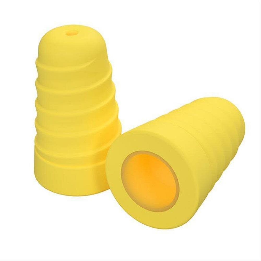 Plugfones Yellow Silicone Comfort Twist Replacement Earplugs PRP-FY10, large image number 1