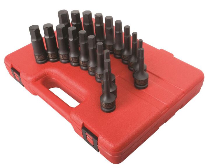 Sunex 20 pc. 1/2 In. Drive Impact Hex Driver Master Set
