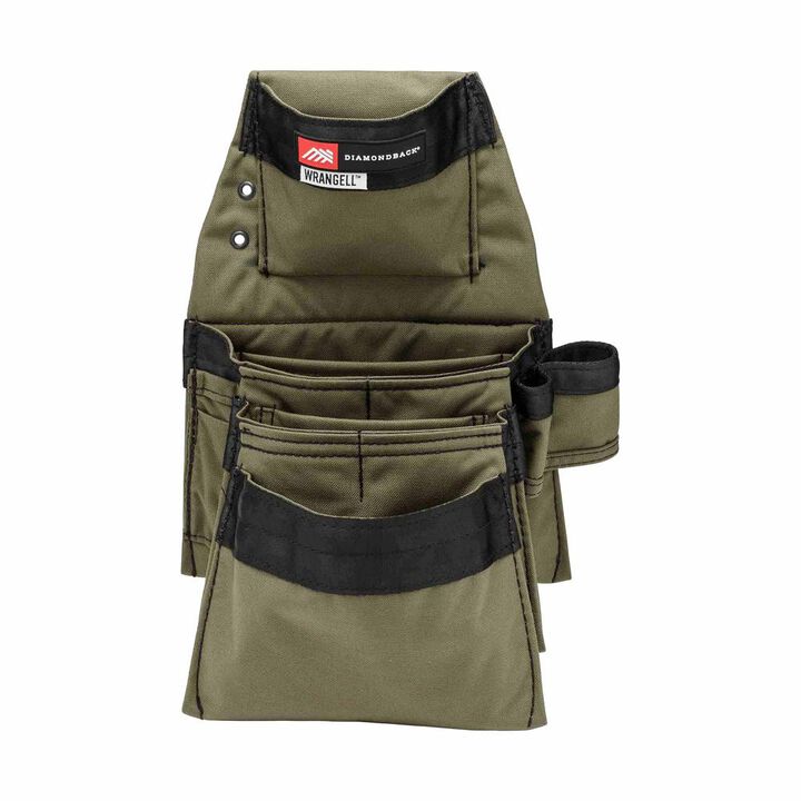 Diamondback Toolbelts Wrangell 2.0 4-Pocket Left Side Pouch with Hook and Loop, Ranger Green, large image number 0