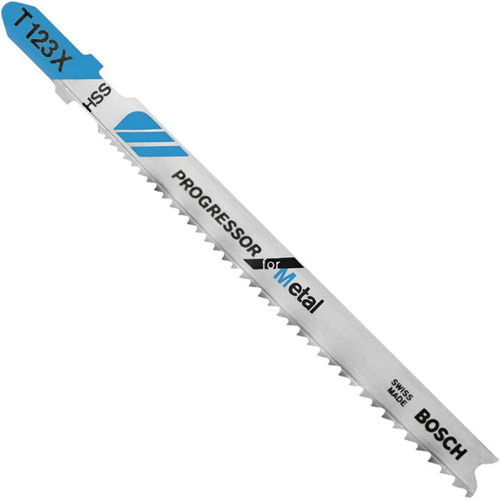 Bosch 4 Inch 10-24P TPI Progressor for Metal T-Shank Jig Saw Blades 5 Piece