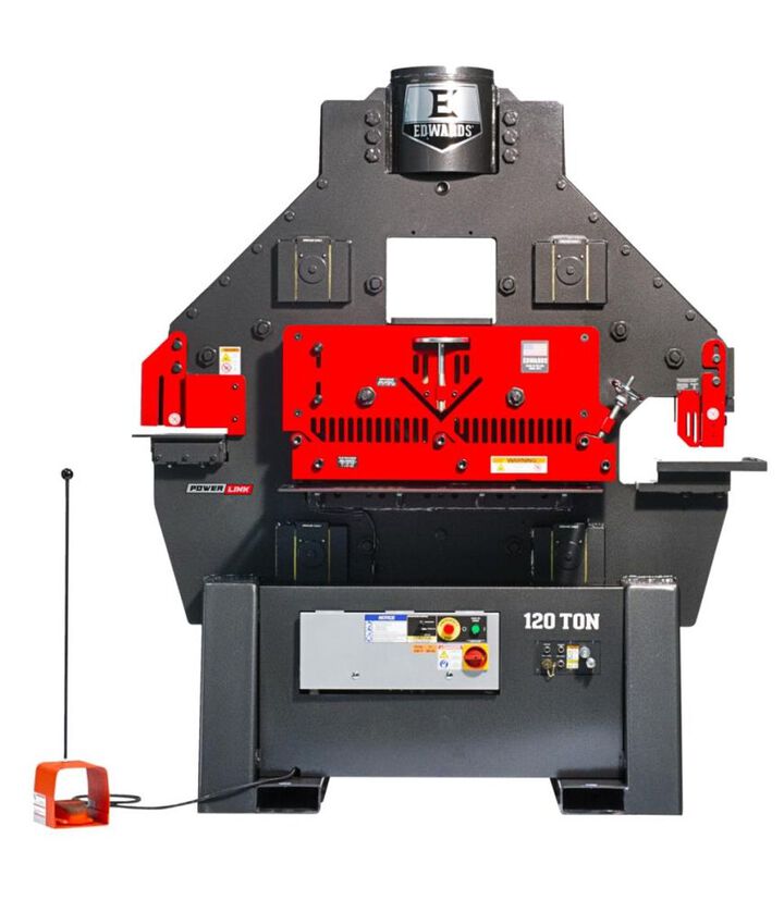 Edwards 120 Ton Ironworker 3 Phase 230v with PowerLink System, large image number 6