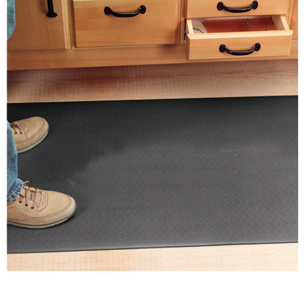 Crown Mats 2' x 5' Tuff-Spun 411 Anti-Fatigue Mat - Black Pebble, large image number 2