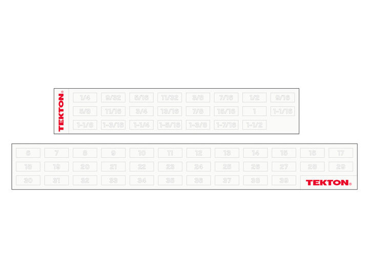 Tekton Combination Wrench Set, Modular Organizers, 1/41-1/4 in, 632 mm, large image number 2