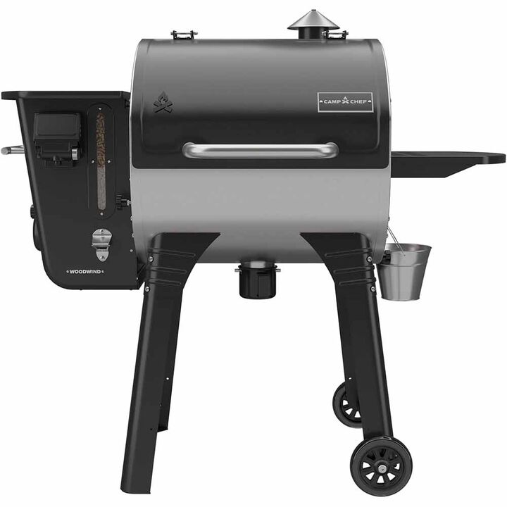 Camp Chef Woodwind 24 25000 Btu Stainless Steel Pellet Grill with Black Lid