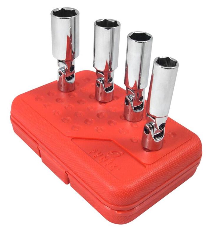Sunex 4 pc. 3/8 In. Drive Universal Spark Plug Socket Set