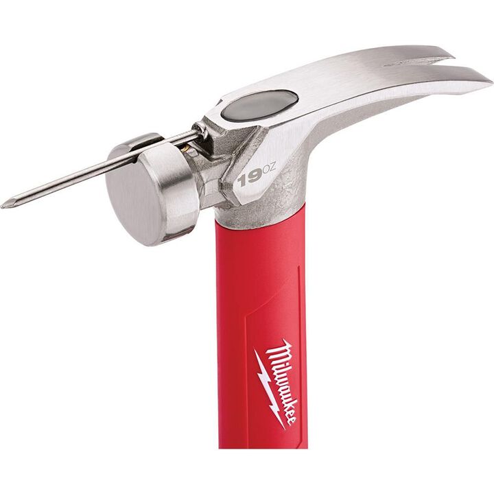 Milwaukee 19 oz Smooth Face Poly/Fiberglass Handle Hammer, large image number 5