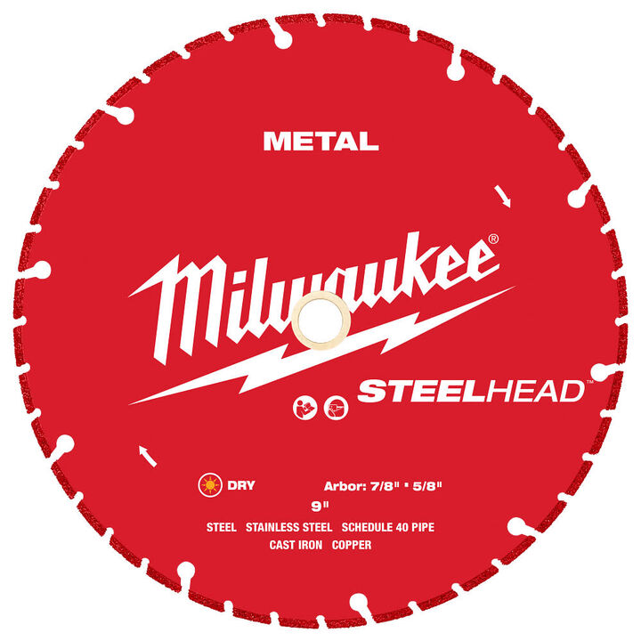Milwaukee STEELHEAD 9 Inch Segmented Diamond Blade for Metal Cutting, large image number 3
