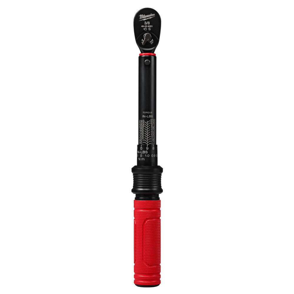 Milwaukee 3/8 Inch Drive Click Torque Wrench 50-250 Inch-Lbs, large image number 8
