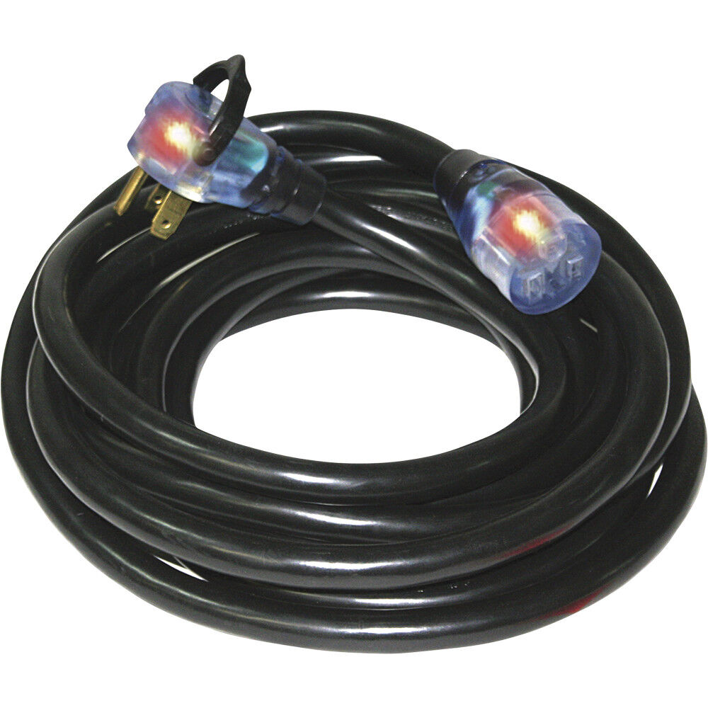 Century Wire Pro Grip 25 ft 8/3 SJTW Black Welding Extension Cord with CGM, large image number 1