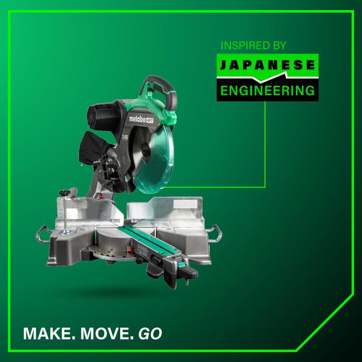 Metabo HPT 12 Inch Dual Bevel Sliding Miter Saw, large image number 9