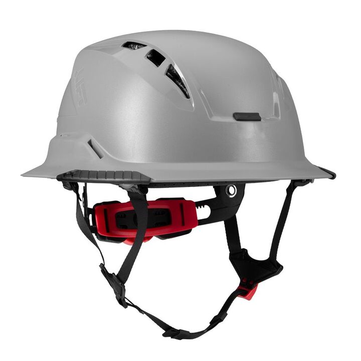 Lift Safety RADIX Type 2 Full Brim Hard Hat, Vented Gray