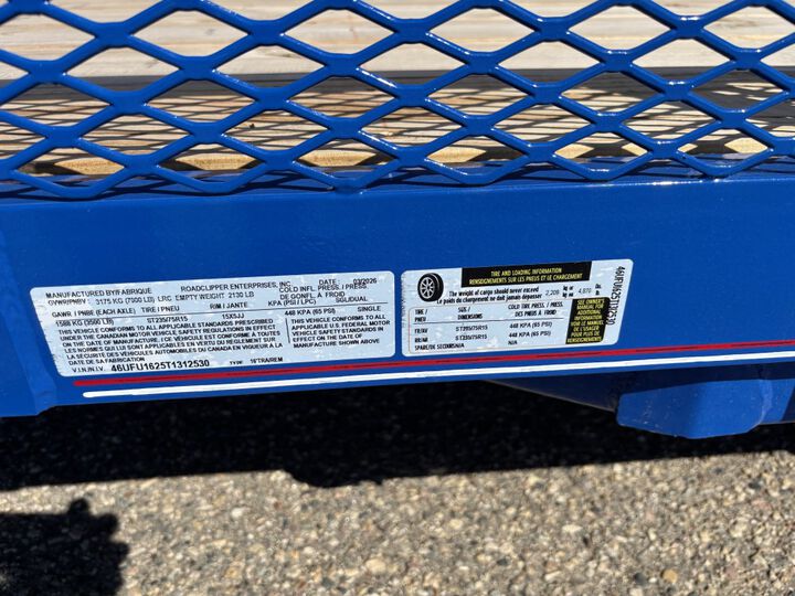 Diamond C GTU 18 Ft x 83 Inch General Tandem Dual Axle Flatbed Utility Trailer, large image number 4