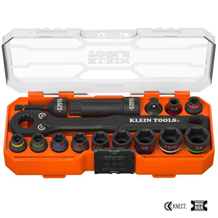 Klein Tools Impact Wrench 15 Piece Set