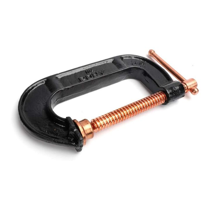 Pony 4 Inch Maximum Opening 2200 Lbs Force Heavy Duty Carriage C-Clamp, large image number 3