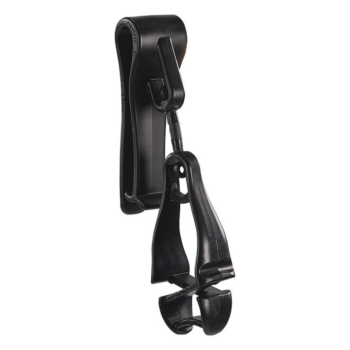 Ergodyne Squids 3425 Swiveling Glove Clip Holder, Belt Clip, Black, large image number 0