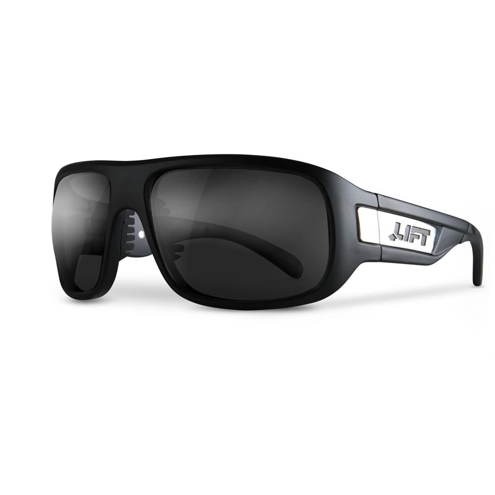 Lift Safety BOLD Matte Black Frame/Smoke Lense Safety Glasses, large image number 1