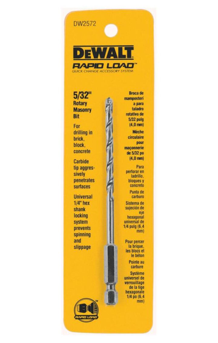 DEWALT 1/4 In. Masonry Bit