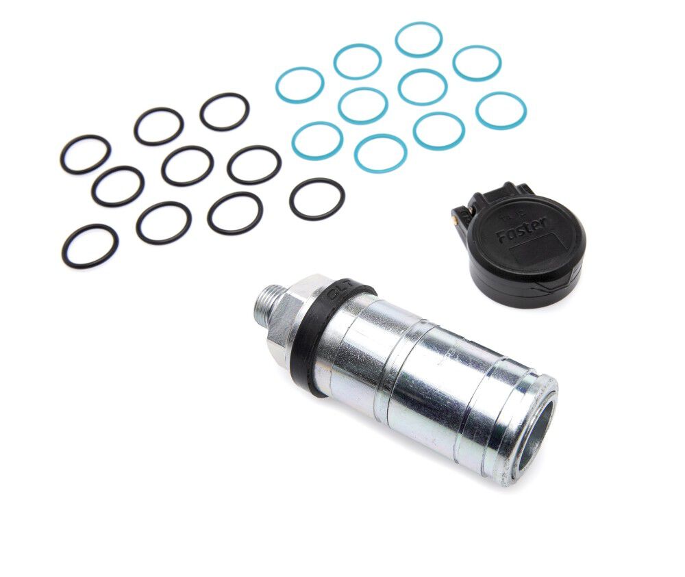 Kubota Parts 16 mm Thread with Cap Coupler Assembly for Kubota M Series Tractors, large image number 1