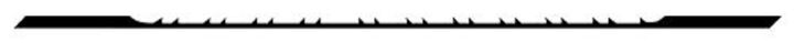 Olson Saw Company Precision Ground Tooth (PGT ) Double Tooth 5 In. Long Scroll Saw Blades, large image number 2