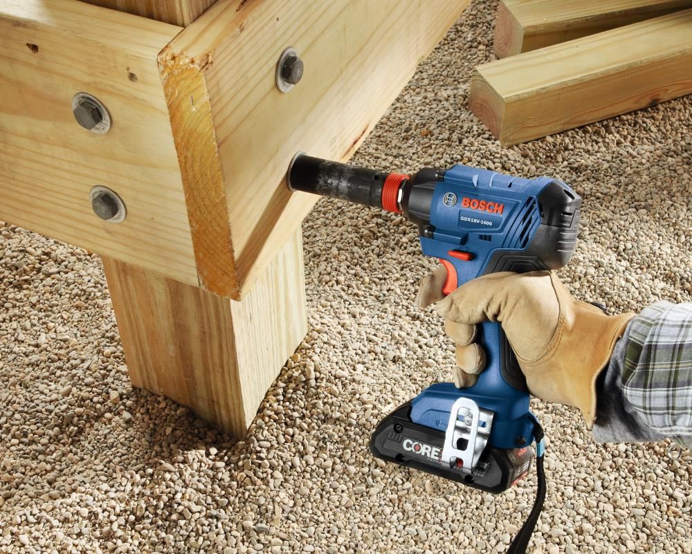 Bosch 18V Freak 1/4in & 1/2in Two In One Bit/Socket Impact Driver Kit Reconditioned, large image number 4