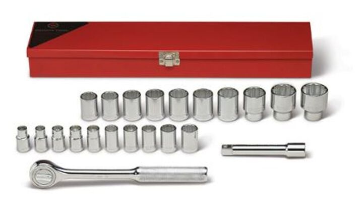 Wright Tool 1/2 In. Dr 22 pc. 12 pt Metric Socket Set