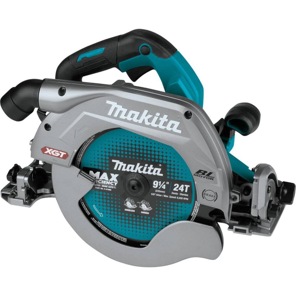 Makita 40V max XGT 9 1/4in Circular Saw Guide Rail Compatible (Bare Tool), large image number 1