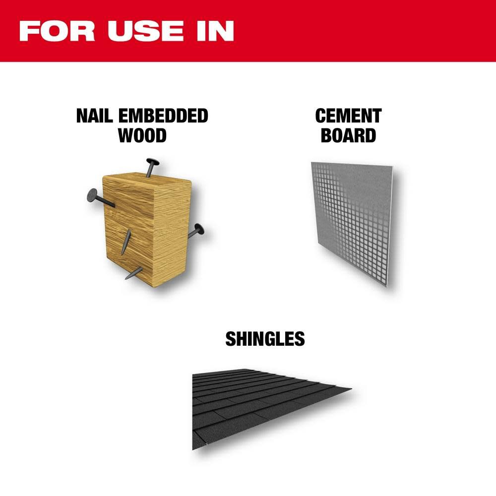 Milwaukee The Ax with Carbide Teeth SAWZALL Blade 6 in. 5T 5PK, large image number 4