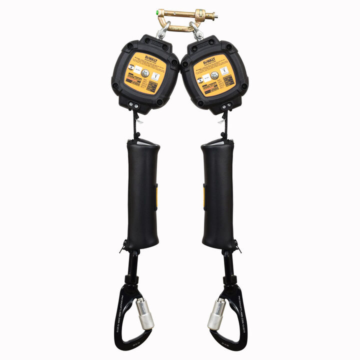 DEWALT Personal Self Retracting Lifeline Twin Aluminum Snap Hook, large image number 0