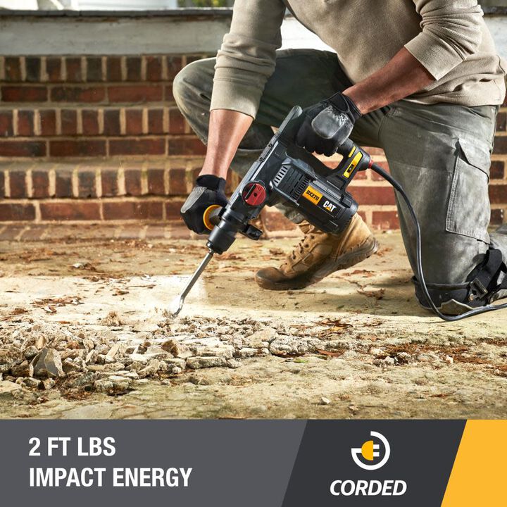 CAT 12.5-Amp 1-1/4 in SDS-Plus Rotary Hammer Drill, large image number 7