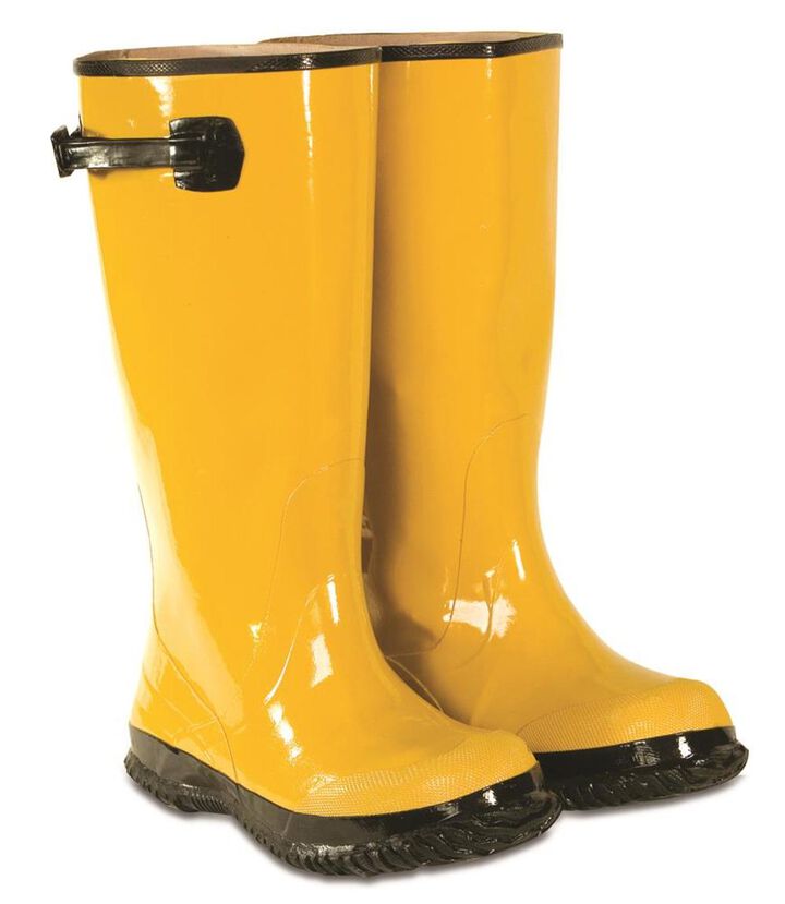 CLC 16in Rubber Over-The-Shoe Slush Boots Size 13