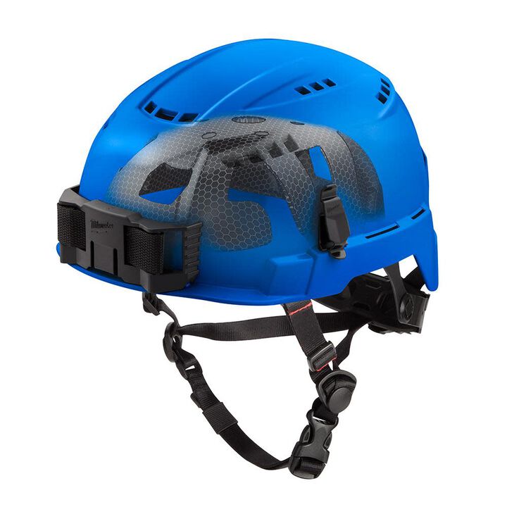 Milwaukee BOLT Blue Vented Safety Helmet with IMPACT ARMOR Liner (USA)-Type 2, Class C